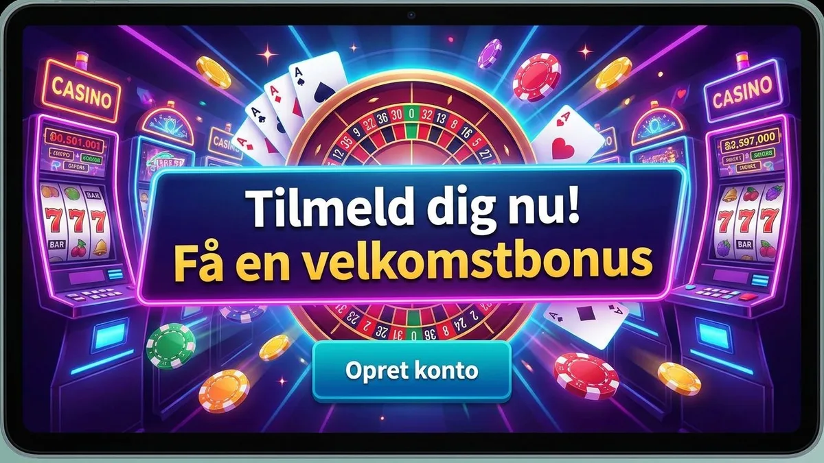 Opret konto med bonus